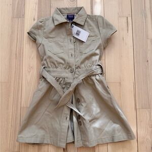 Girls Khaki Dress NWT